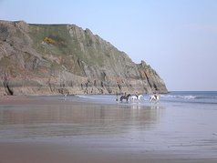 Three Cliffs Bay, Southgate, Wales (1) (zobrazeno 180x)